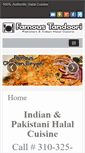 Mobile Screenshot of famoustandoori.com